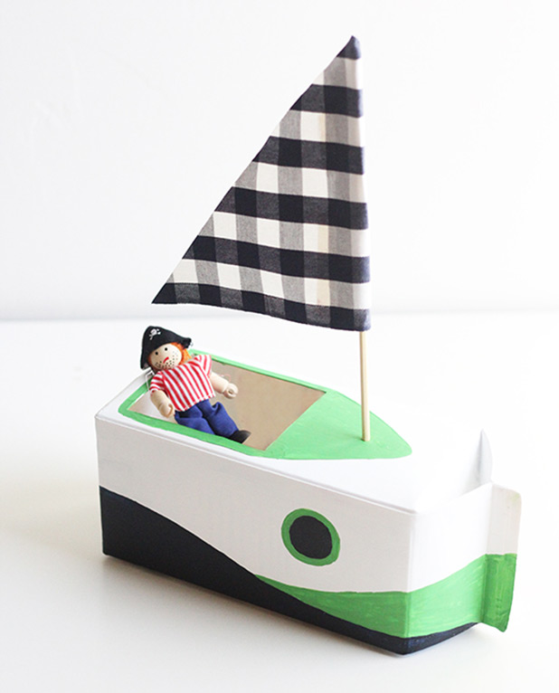 A DIY Milk Carton Boat