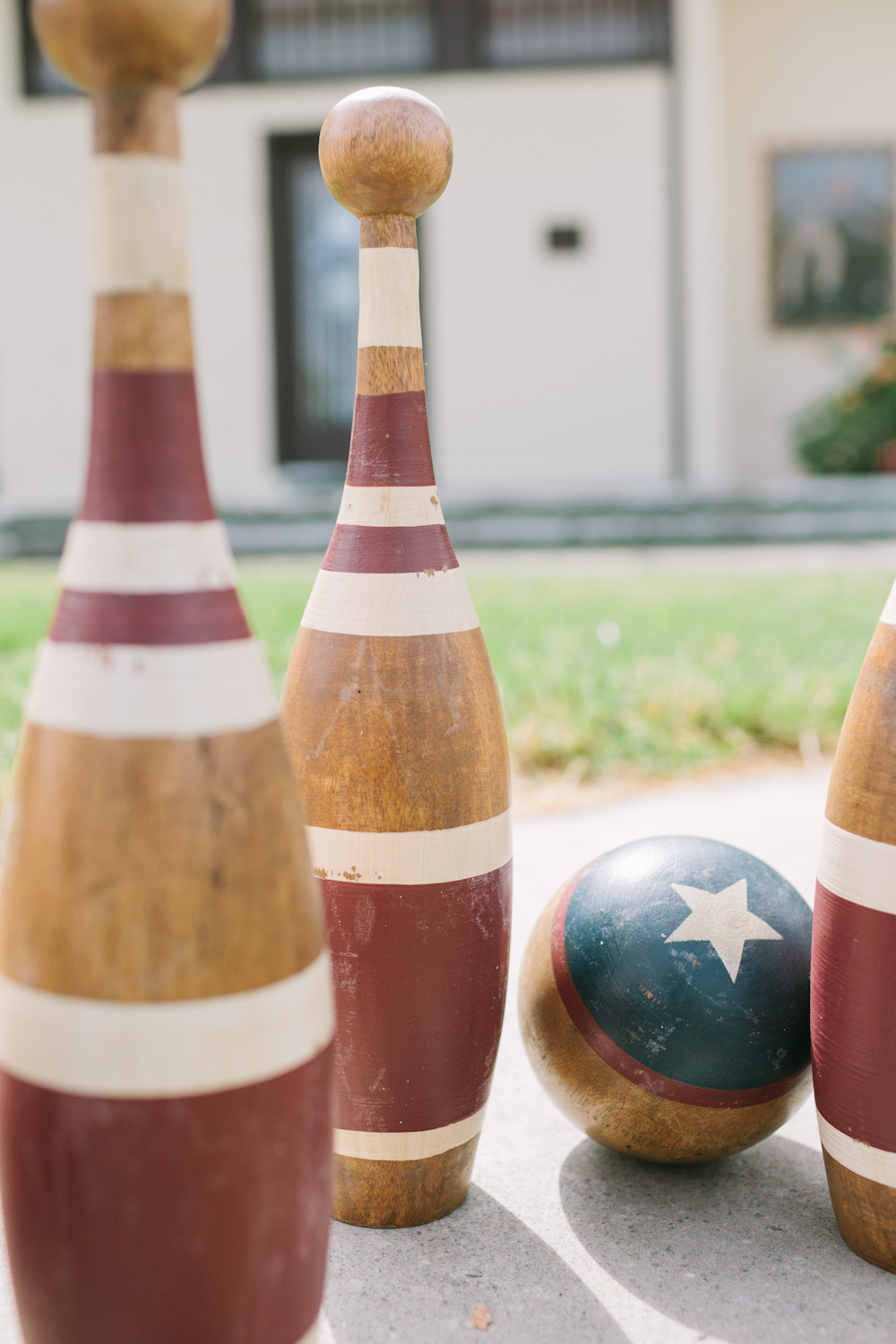 vintage bowling set