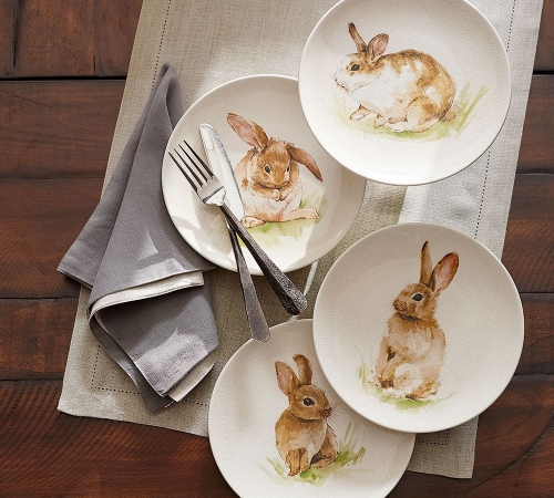 pasture-bunny-salad-plate-mixed-set-of-4-z-1