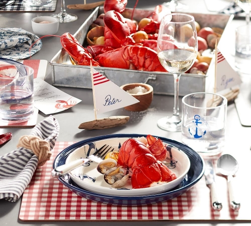 nautical-icon-melamine-salad-plate-set-of-4-white-with-nav-z-1